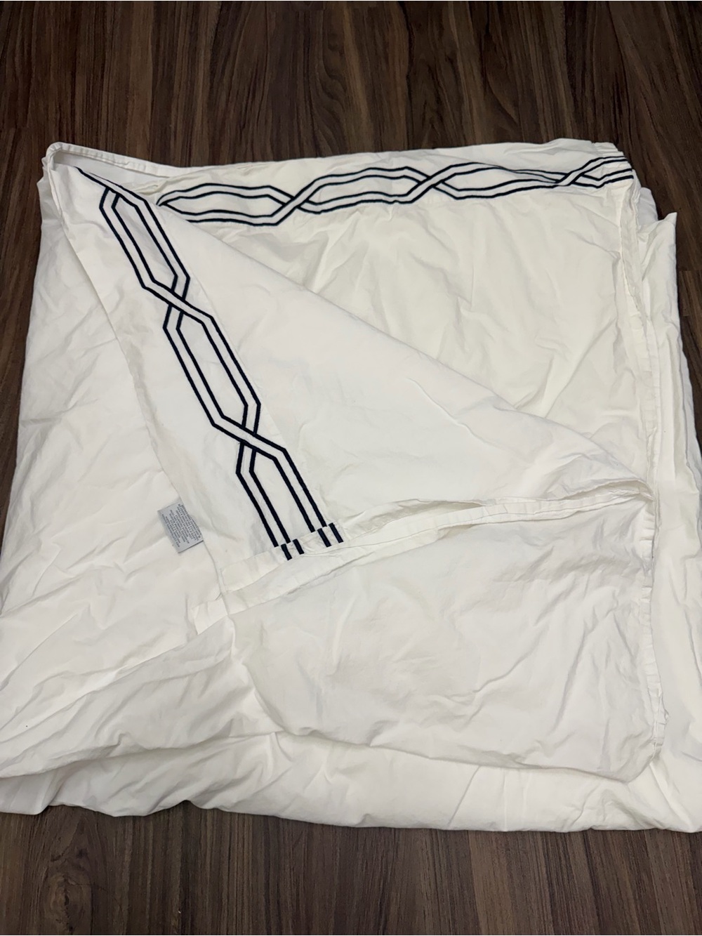Restoration Hardware King Size Sheets white cotton